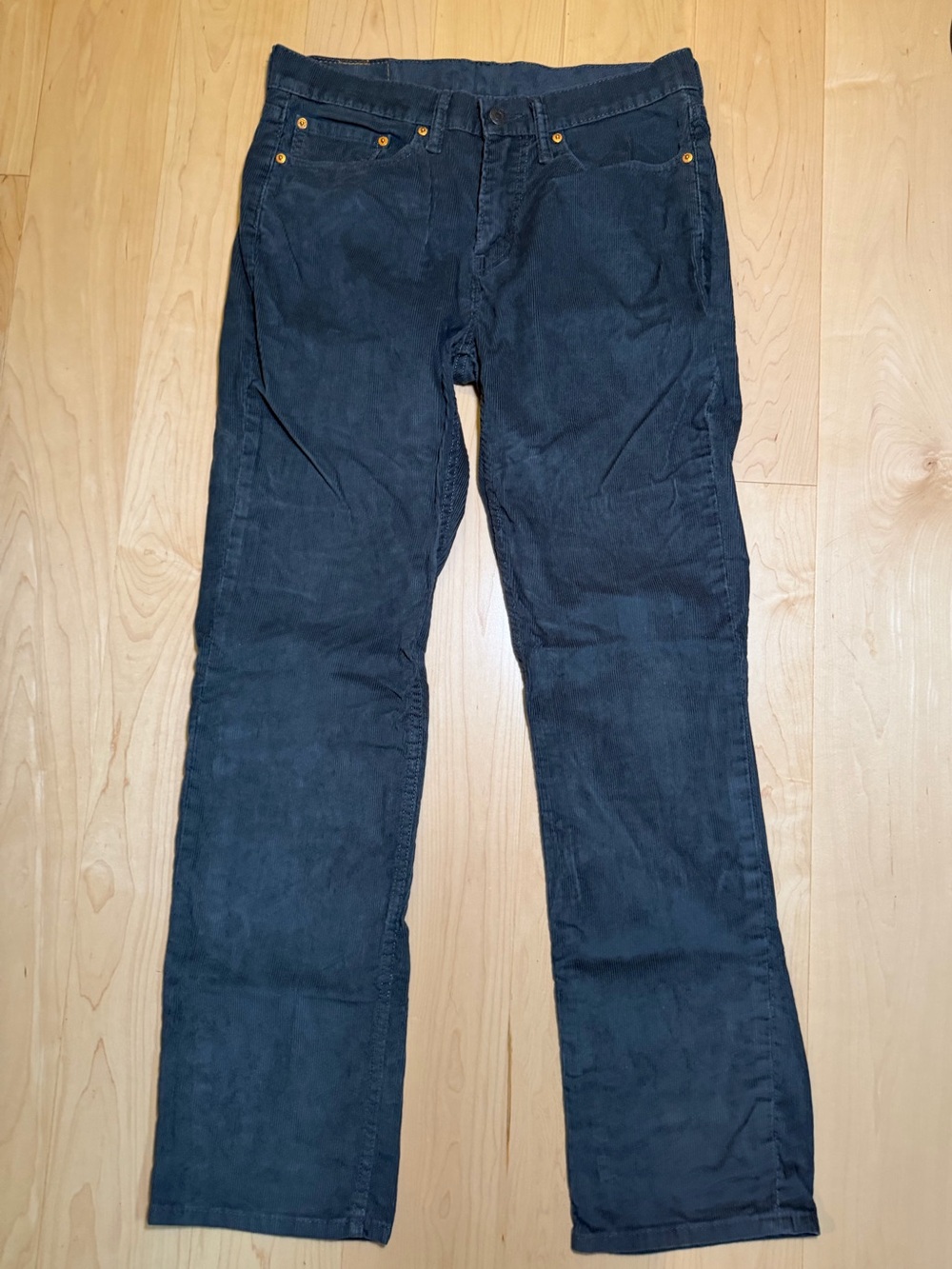 Men's Levi 514 Corduroy Jeans - Navy W31 x L32